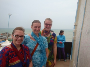 Wir 3 Mädels auf dem Ghandi Memorial
